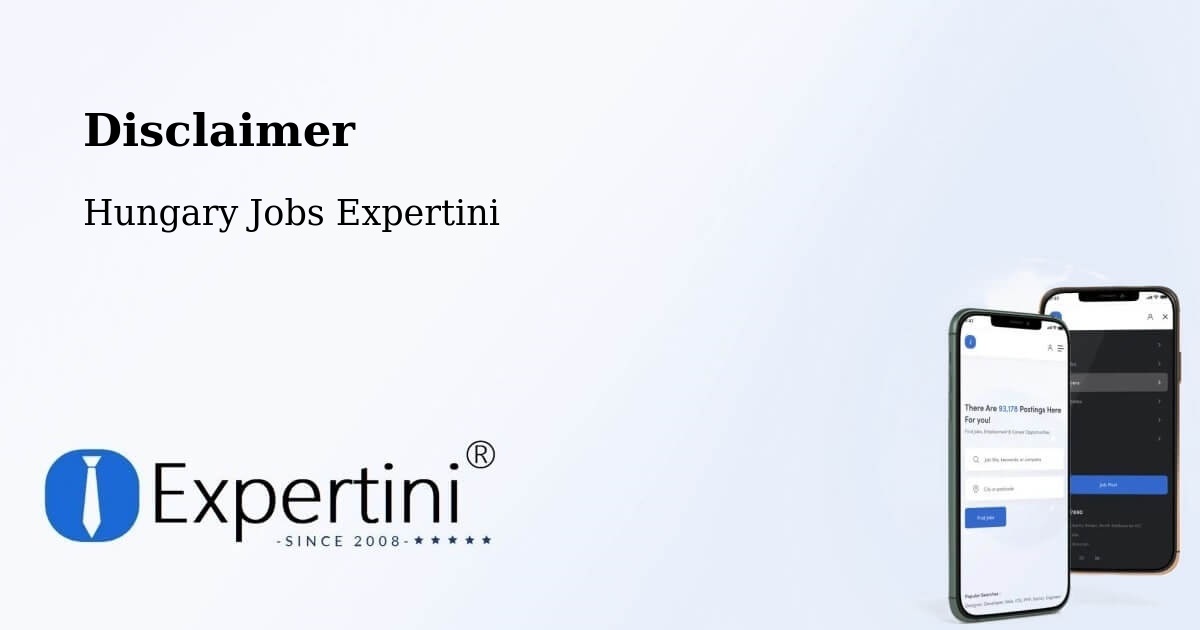 Disclaimer – Zánka - Hungary Jobs Expertini